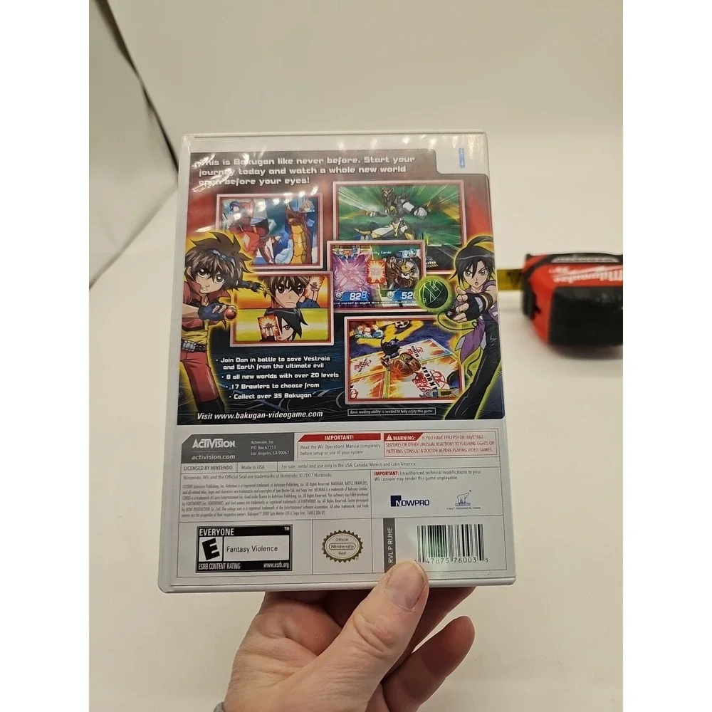 Bakugan Battle Brawlers - Nintendo Wii complete With Manual